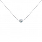Колье из серебра со Swarovski Zirconia