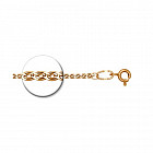 Браслет из золочёного серебра