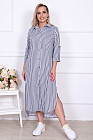 Халат-рубашка женский