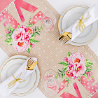 Дорожка на стол «Пионы»