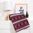 Плед «Зимний орнамент»