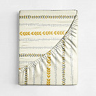 Простыня на резинке «Листья»