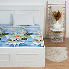 Простыня на резинке «Кувшинки»