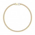 Браслет из золочёного серебра