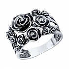 Кольцо из черненого серебра