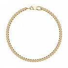 Браслет из золочёного серебра