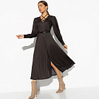 Платье женское «Высокие требования, brown, с ремешком»