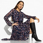 Платье женское из полупрозрачной ткани на подкладе Летящие мгновения