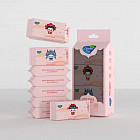 Набор влажных гигиенических мини-салфеток «Flovell care»