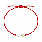 Браслет из золочёного серебра «Любовь»