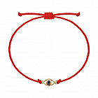 Браслет из золочёного серебра «Защита»