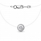 Колье из серебра с фианитами