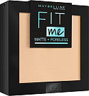 Пудра для лица «Fit Me», оттенок 105 Натурально-бежевый