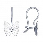 Детские серьги с бабочками