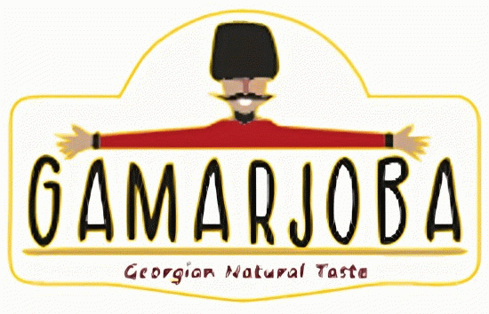 Логотип Gamarjoba — торговая марка