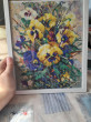 Отзыв на Мозаика алмазная «Букет с анютками» от наталья