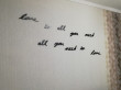 Отзыв на Надпись декоративная настенная «Love is all you need» от Гёзаль Абдуллаевна
