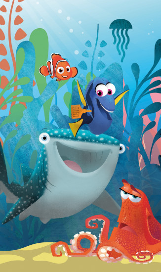 Фотообои «Finding Dory Aquarell» (120 х 200 см)
