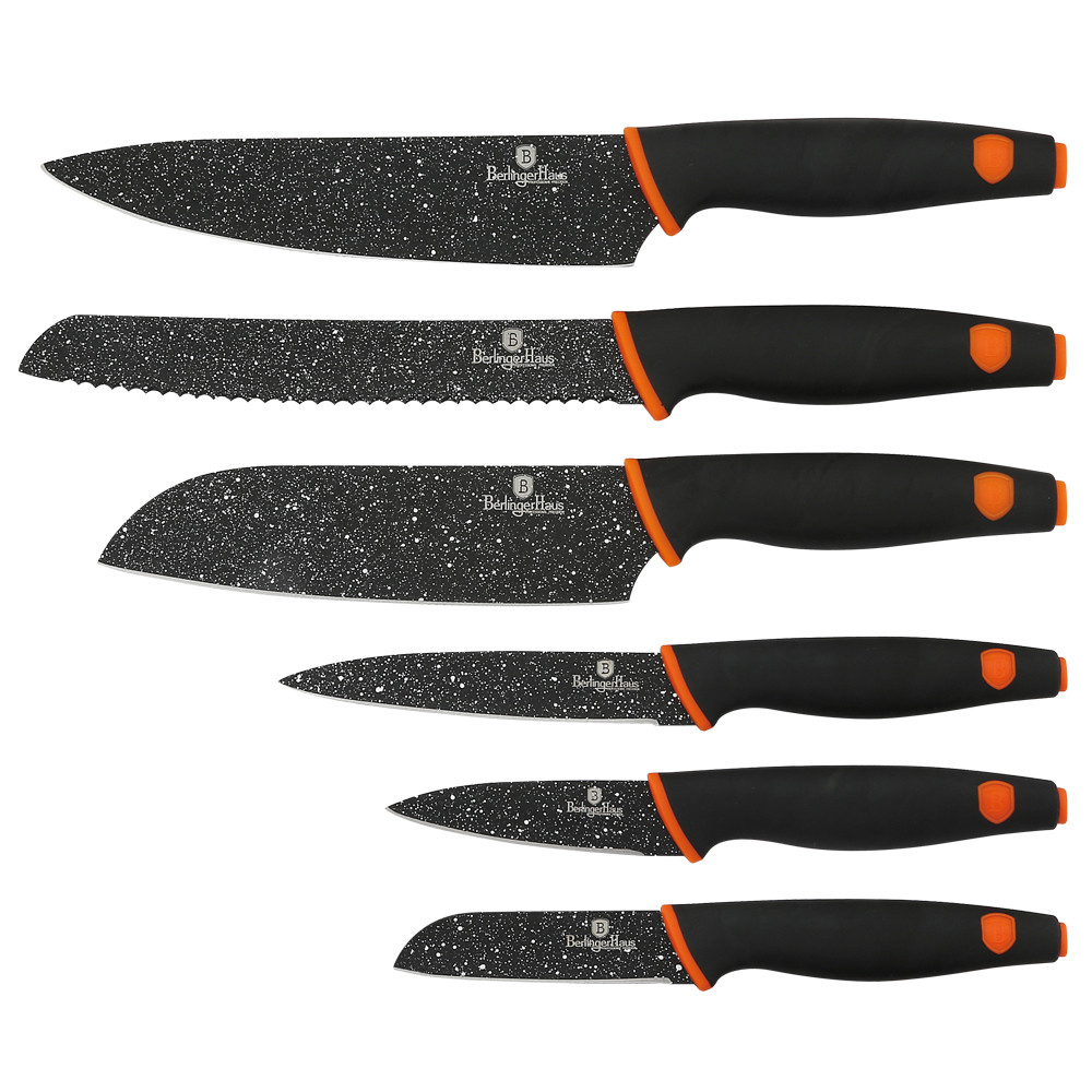 Набор ножей (6 предметов) | Granit Diamond Line | Berlinger Haus