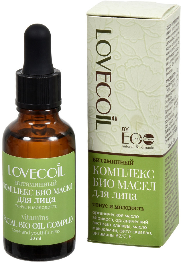 Комплекс био масел для лица «Тонус и молодость» | Lovecoil