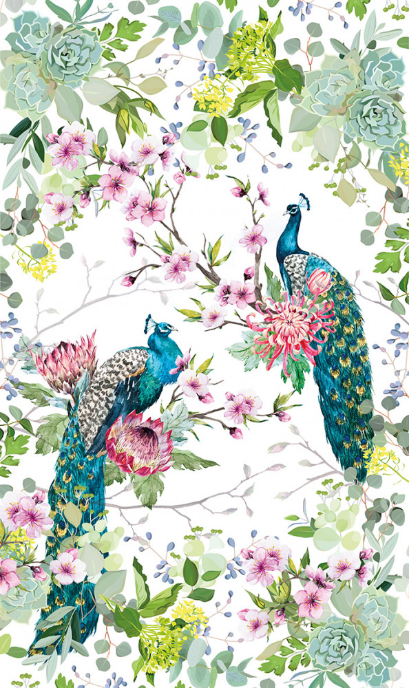 Полотенце вафельное (рис. 9423, 40х70) | Солнечный дом