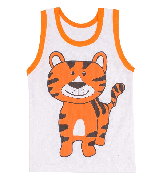 Майка для мальчиков | Тигра | Апрель