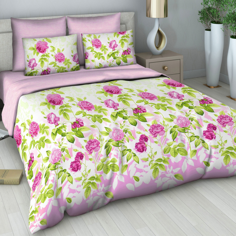 Комплект постельного белья «Роскошный аромат» (арт. 7308/1, 2-спальный, бязь, 2 наволочки 70х70) | Арт Деко | ТДЛ Текстиль