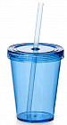 Стакан с трубочкой (450 мл)