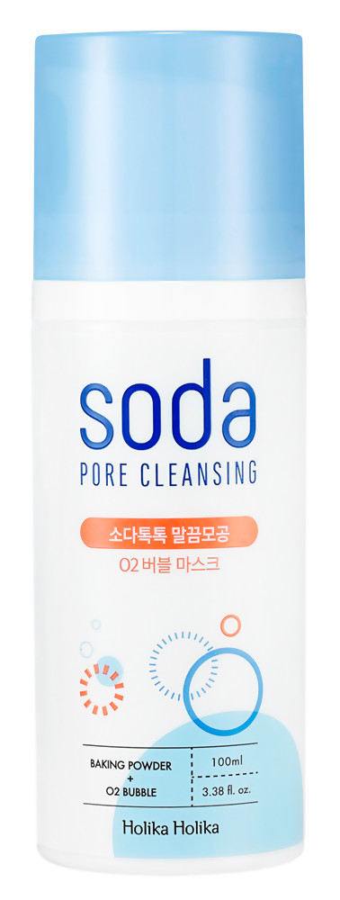 Маска для лица очищающая с содой и пузырьками кислорода | Soda Pore Cleansing | Holika Holika