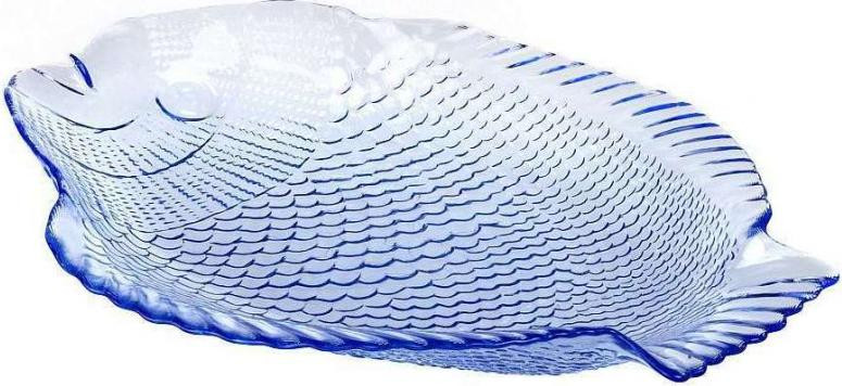 Тарелка «Marine» (26х21 см) | Light Blue | Pasabahce Workshop