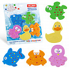 Набор мини-ковриков для ванной (5 шт), на присосах