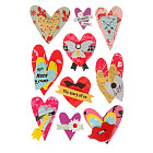 Наклейки 3D «Сердечки»