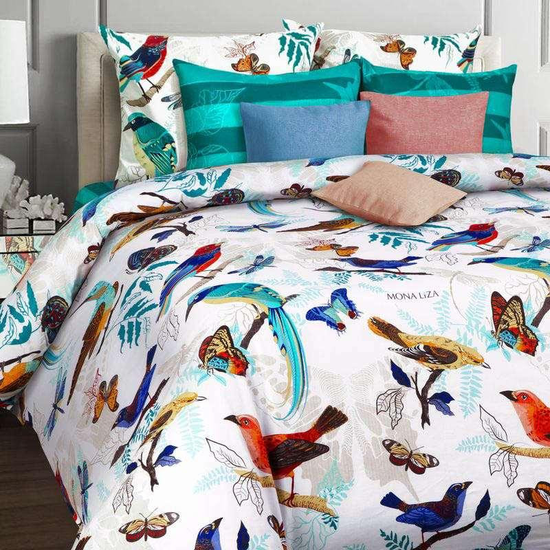 Комплект постельного белья «Nocturn» (арт. 552109/43, евро, бязь, 2 наволочки 70х70) | Classic | Mona Liza