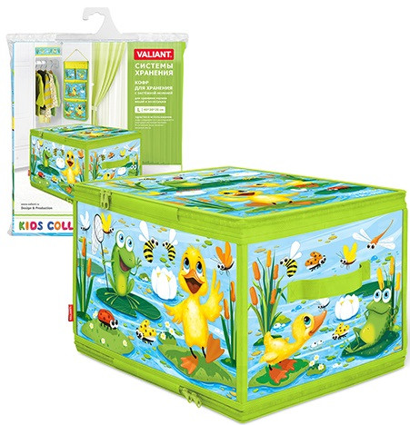 Кофр для хранения «Утята&Лягушата», с застежкой-молнией | Kids. Короба, кофры | Valiant