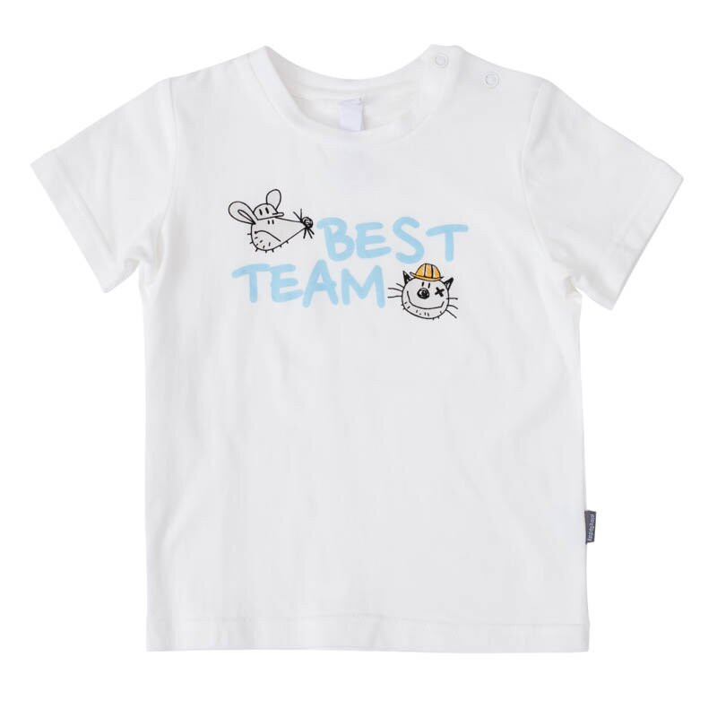 Футболка для мальчиков | Маленькие строители | PlayToday