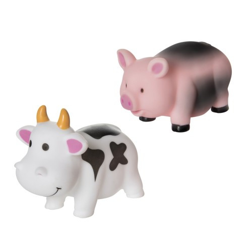 Набор игрушек для ванны с исчезающими пятнами «Зверушки-грязнушки» (2 шт.) | Курносики