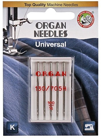 Иглы универсальные 5/100 (5 шт.) | Universal | Organ Needles