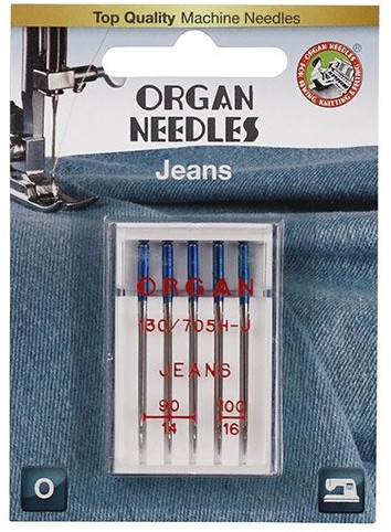 Иглы «Джинс» 5/90-100 (5 шт.) | Jeans | Organ Needles