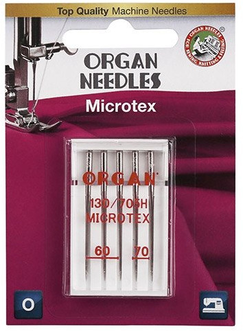 Иглы «Микротекс» 5/60-70 (5 шт.) | Microtex | Organ Needles