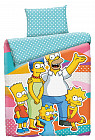 Комплект постельного белья «Семейка Simpsons» (арт. 522022, 1,5-спальный, 1 наволочка 50х70)