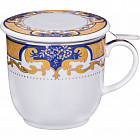 Кружка заварочная с металлическим ситом (300 мл)