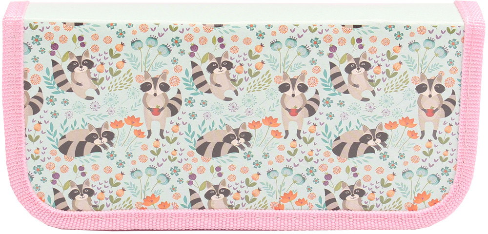 Пенал средний «Енотики в цветах» | Проф-Пресс