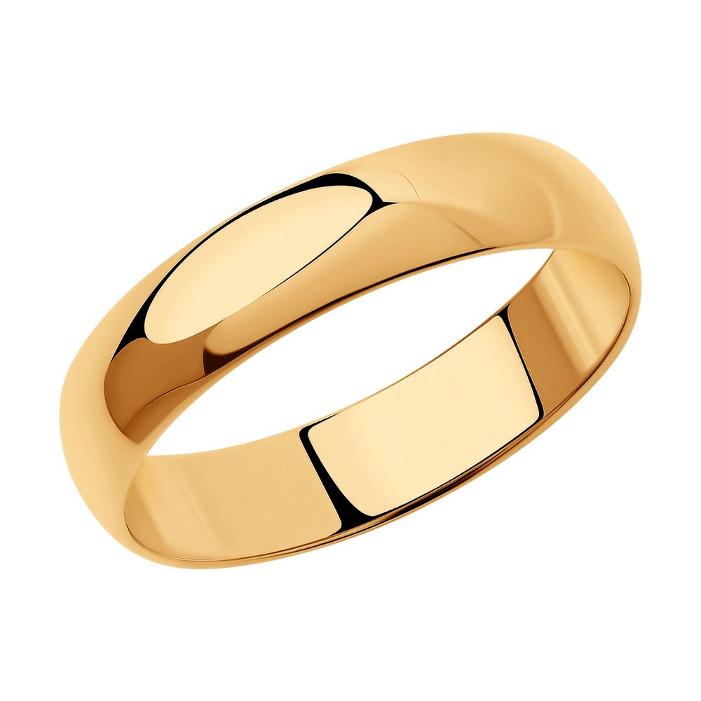 Кольцо обручальное из серебра | SOKOLOV