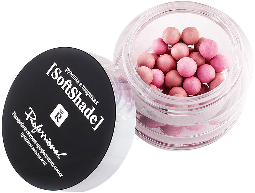 Румяна в шариках «Soft Shade», оттенок 01 Натуральный розовый | Professional | RELOUIS