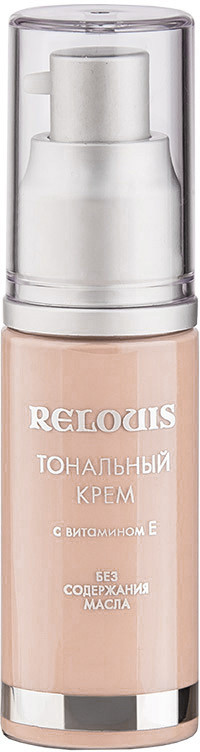 Тональный крем с витамином E, оттенок 41 Светлый бежевый | Relouis | RELOUIS