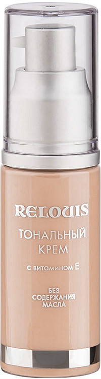 Тональный крем с витамином E, оттенок 42 Натуральный бежевый | Relouis | RELOUIS