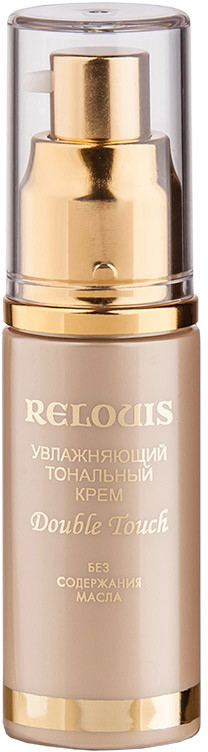 Тональный крем увлажняющий «Double Touch», оттенок 02 Натуральный бежевый | Relouis | RELOUIS
