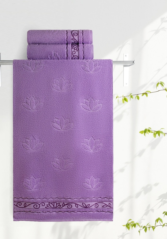 Полотенце махровое | Лотос | Aquarelle