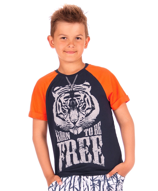 Футболка для мальчиков | Уссурийский тигр | Апрель