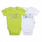 белый, салатовый